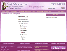 Tablet Screenshot of faribaultcpa.com